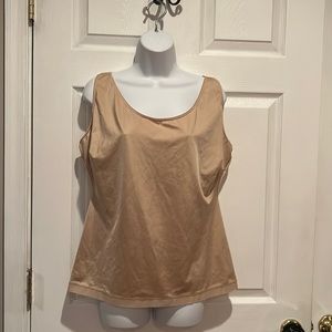 Spanx Beige Body Contouring Tank Top Sz 3X